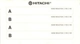 Compact Cassette Hitachi EX 90 Type II Chrome 1981 North America