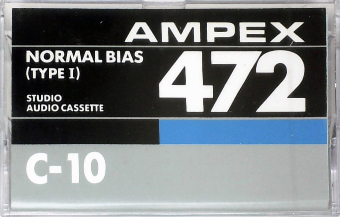 Compact Cassette Ampex 472 10 Type I Normal 1985 USA