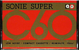 Compact Cassette Sonie Super 60 Type I Normal Hong Kong