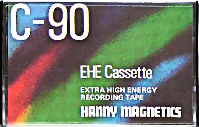 Compact Cassette Hanny Magnetics 90 "EHE" Type I Normal Hong Kong