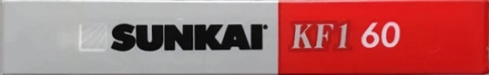 Compact Cassette Sunkai KF 1 60 Type I Normal 1988 Europe