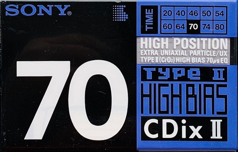 Compact Cassette: Sony  - CDix II 70