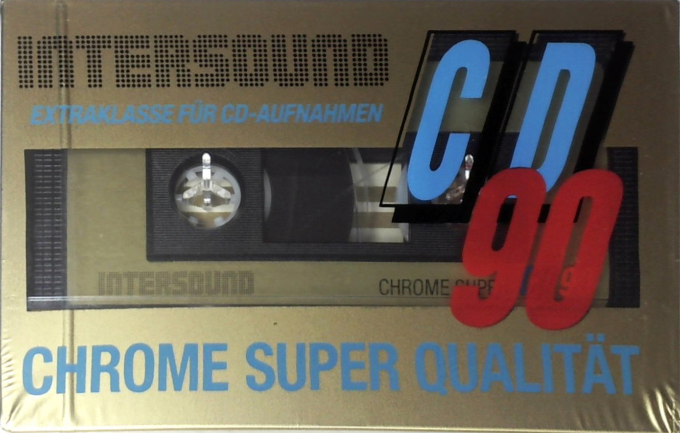 Compact Cassette Intersound CD 90 Type II Chrome 1983 Europe