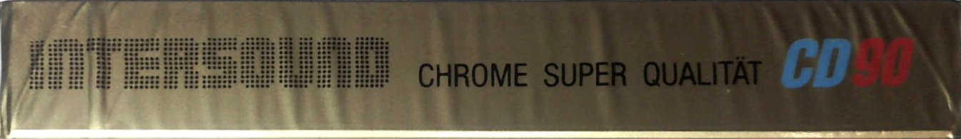Compact Cassette Intersound CD 90 Type II Chrome 1983 Europe