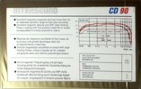 Compact Cassette Intersound CD 90 Type II Chrome 1983 Europe
