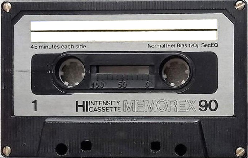Compact Cassette Memorex 90 Type I Normal 1979 UK