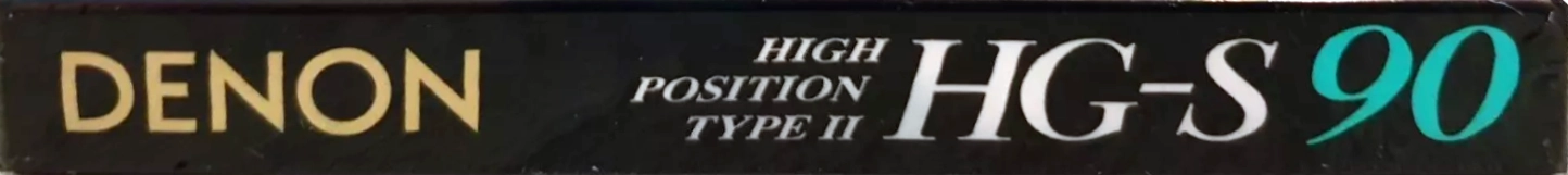 Compact Cassette Denon HG-S 90 "HG-S90R" Type II Chrome 1991 Japan