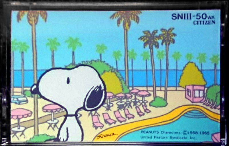 Compact Cassette:  Citizen - Snoopy SN 50