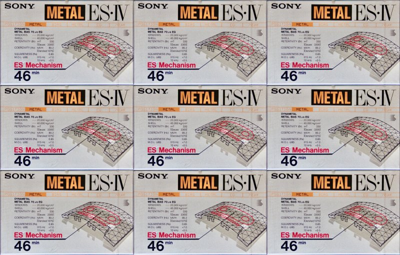 Compact Cassette: Sony  - Metal ES-IV 46