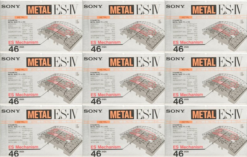 Compact Cassette: Sony  - Metal ES-IV 46