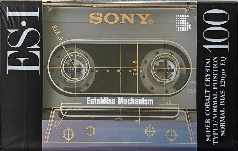 Compact Cassette Sony ES-I 100 "ESM1 100" Type I Normal 1991 Japan