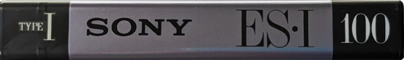 Compact Cassette Sony ES-I 100 "ESM1 100" Type I Normal 1991 Japan