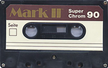 Compact Cassette Mark II Super Chrom 90 Type II Chrome 1982 Germany