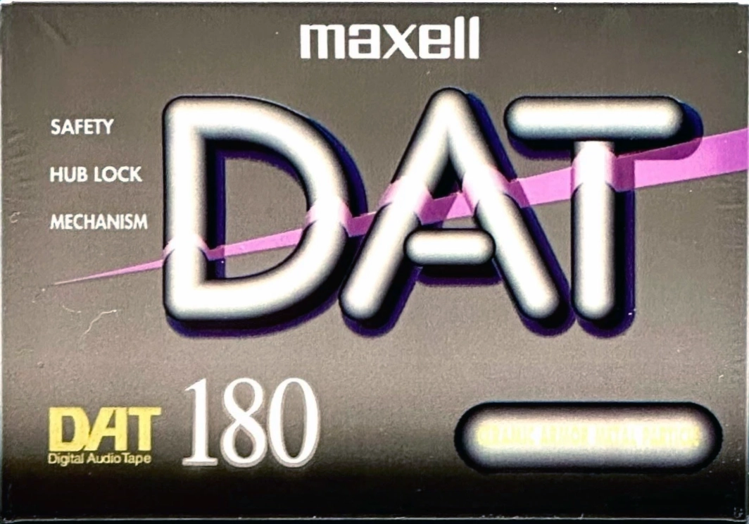 Digital Audio Tape Maxell 180 Type IV Metal 1993 Europe