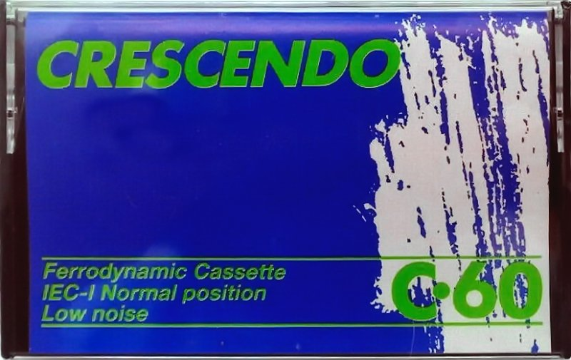 Compact Cassette Crescendo 60 Type I Normal 1985 Spain