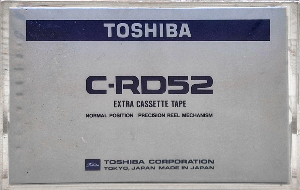 Compact Cassette Toshiba RD 52 "C" Type I Normal 1983 Europe
