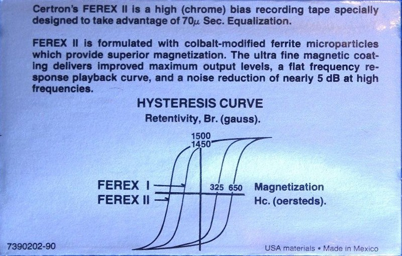 Compact Cassette:  Certron - Ferex II 90