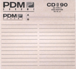 Compact Cassette PDM CD X 90 Type II Chrome 1990 Europe