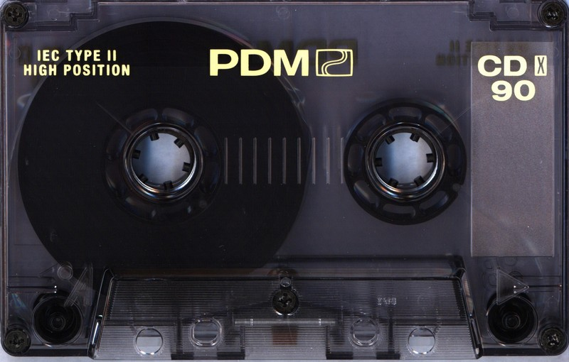 Compact Cassette PDM CD X 90 Type II Chrome 1990 Europe