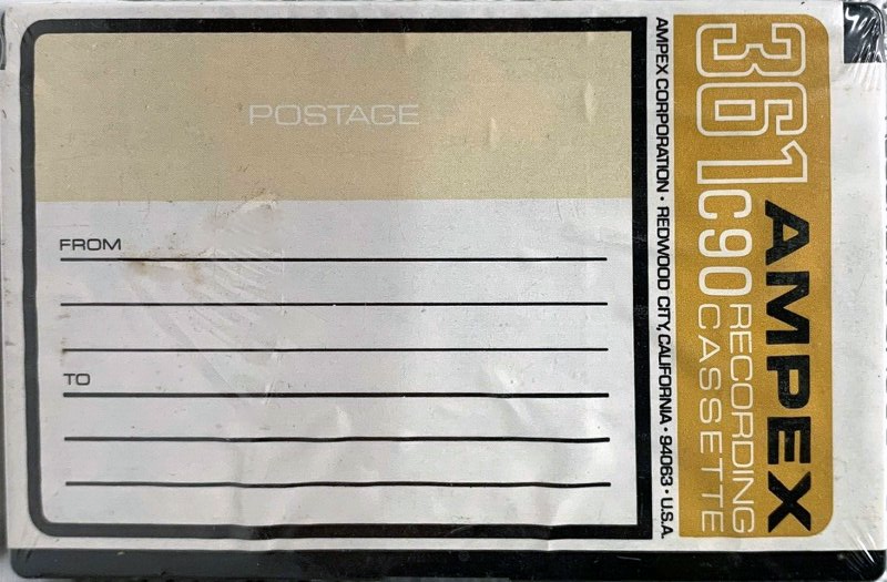 Compact Cassette Ampex 361 90 Type I Normal 1969 USA