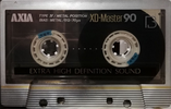 Compact Cassette AXIA Master 90 "XD" Type IV Metal 1985 Japan