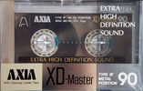 Compact Cassette AXIA Master 90 "XD" Type IV Metal 1985 Japan