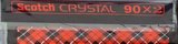 2 pack Scotch Crystal 90 Type I Normal 1977 Japan