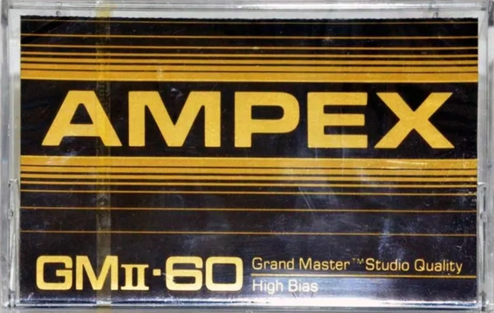 Compact Cassette Ampex Grand Master 60 "GMII" Type II Chrome 1982 USA