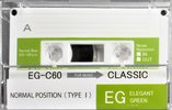 Compact Cassette Classic EG / Elegant Green 60 Type I Normal 2023 Worldwide