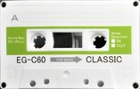 Compact Cassette Classic EG / Elegant Green 60 Type I Normal 2023 Worldwide