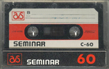 Compact Cassette AVS Seminar 60 Type I Normal 1973 Japan