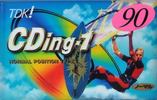 Compact Cassette TDK CDing 1 90 "CD1-90K" Type I Normal 1997 Japan