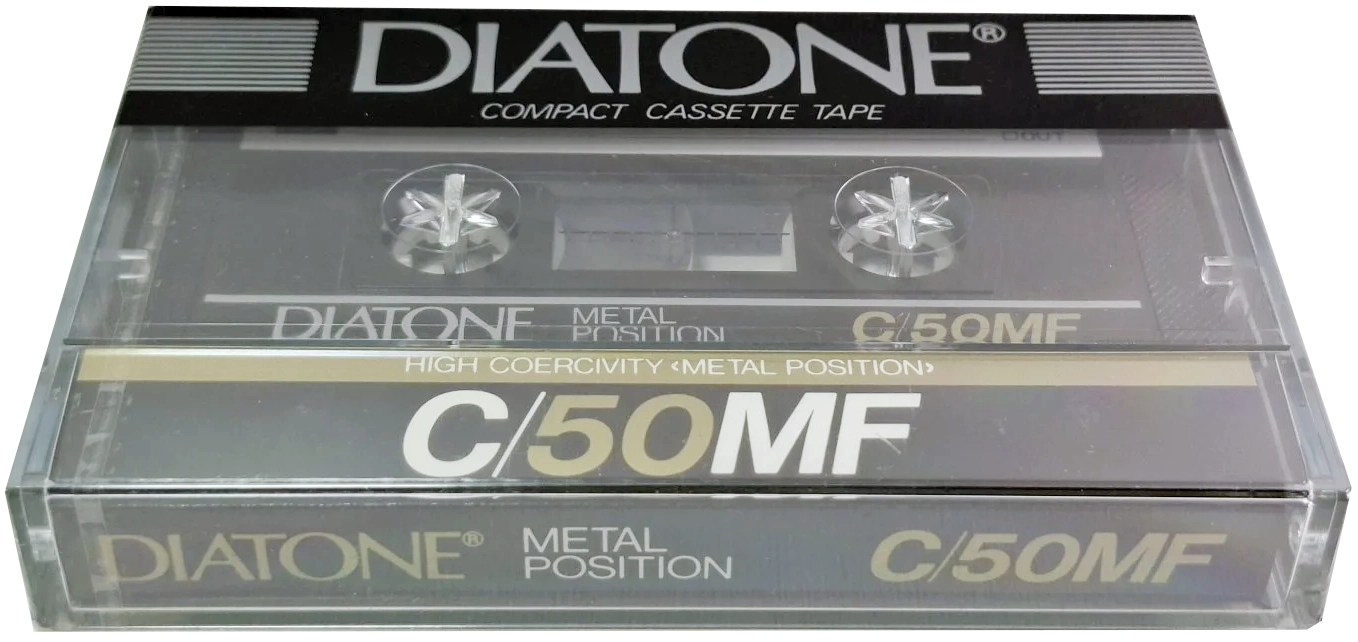 Compact Cassette Diatone MF 50 Type IV Metal 1983 Japan