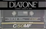 Compact Cassette Diatone MF 50 Type IV Metal 1983 Japan