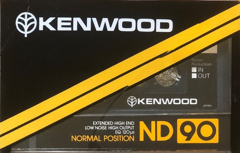 Compact Cassette Kenwood ND 90 Type I Normal 1982 Worldwide