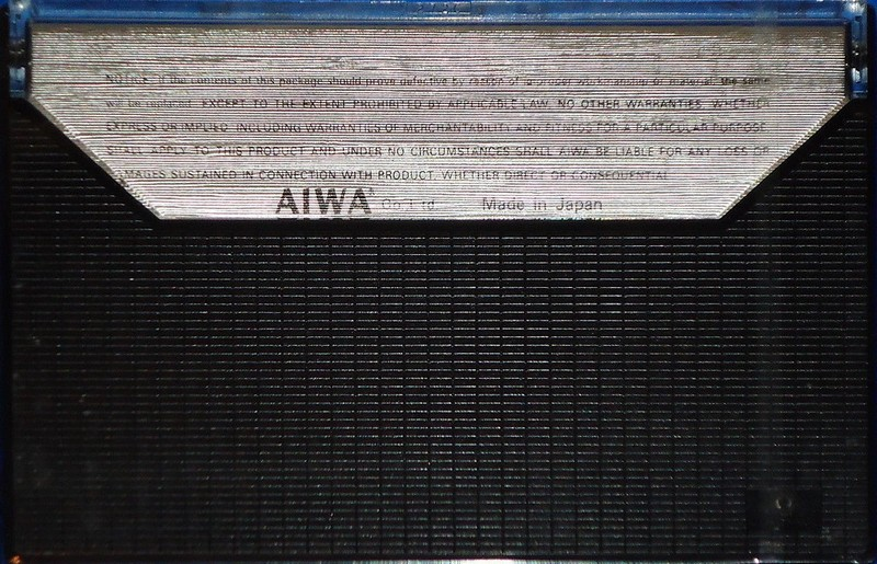 Compact Cassette:  Aiwa - MX 60