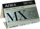Compact Cassette Aiwa MX 60 Type IV Metal 1979 Japan