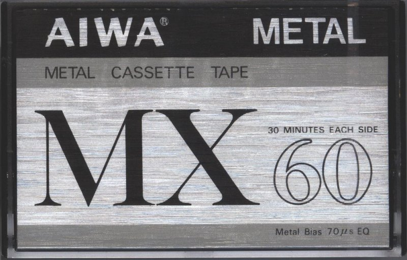 Compact Cassette Aiwa MX 60 Type IV Metal 1979 Japan