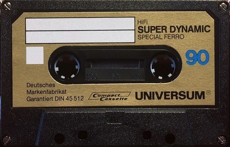 Compact Cassette Universum Super Dynamic 90 Type I Normal 1979 Europe