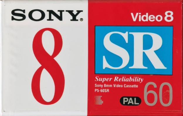 Video8, Hi8, Digital8 Sony SR 60 "P5-60SRA" Type I Normal 1993 Europe