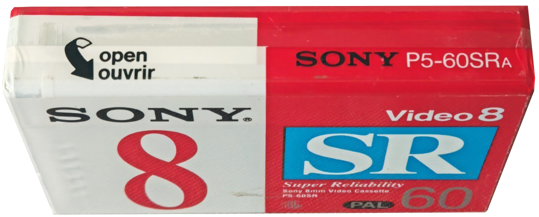 Video8, Hi8, Digital8 Sony SR 60 "P5-60SRA" Type I Normal 1993 Europe