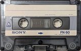 Compact Cassette Sony FN 60 Type I Normal 1985 North America
