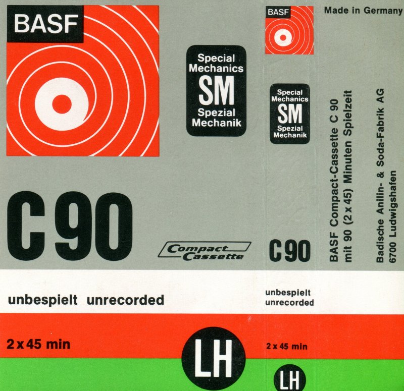 Compact Cassette: BASF  - LH 90