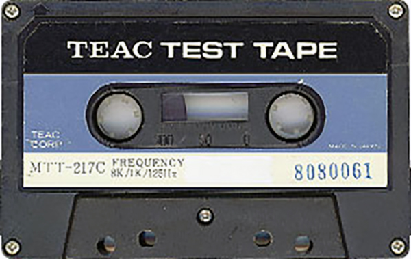 Compact Cassette Teac MTT "217C" Test Cassette Japan