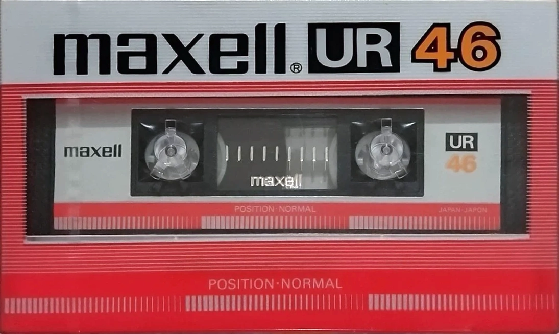 Compact Cassette Maxell UR 46 Type I Normal 1986 Japan
