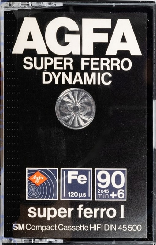 Compact Cassette: AGFA  - Super Ferro Dynamic 90+6