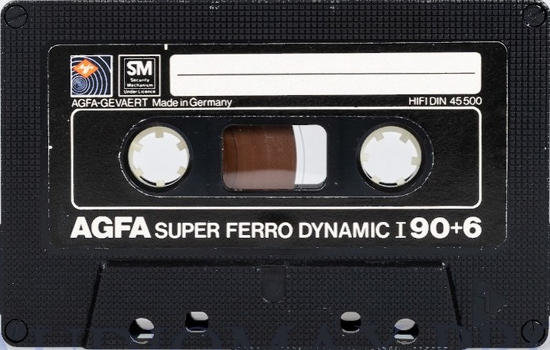 Compact Cassette AGFA Super Ferro Dynamic 90+6 Type I Normal 1979 Europe