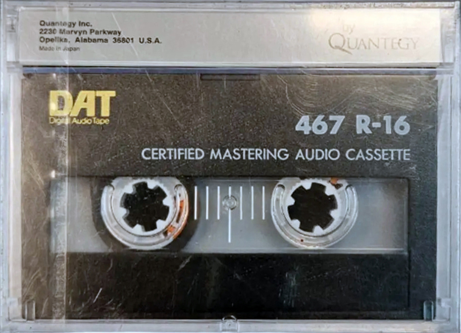 Digital Audio Tape Ampex 467 16 Type IV Metal 1993 USA