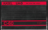 Compact Cassette Kasel 60 "LH-D" Type I Normal Yugoslavia