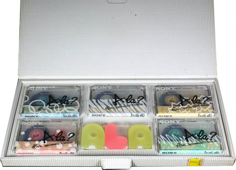 5 pack Sony A-la? 46 Type I Normal 1985 Japan